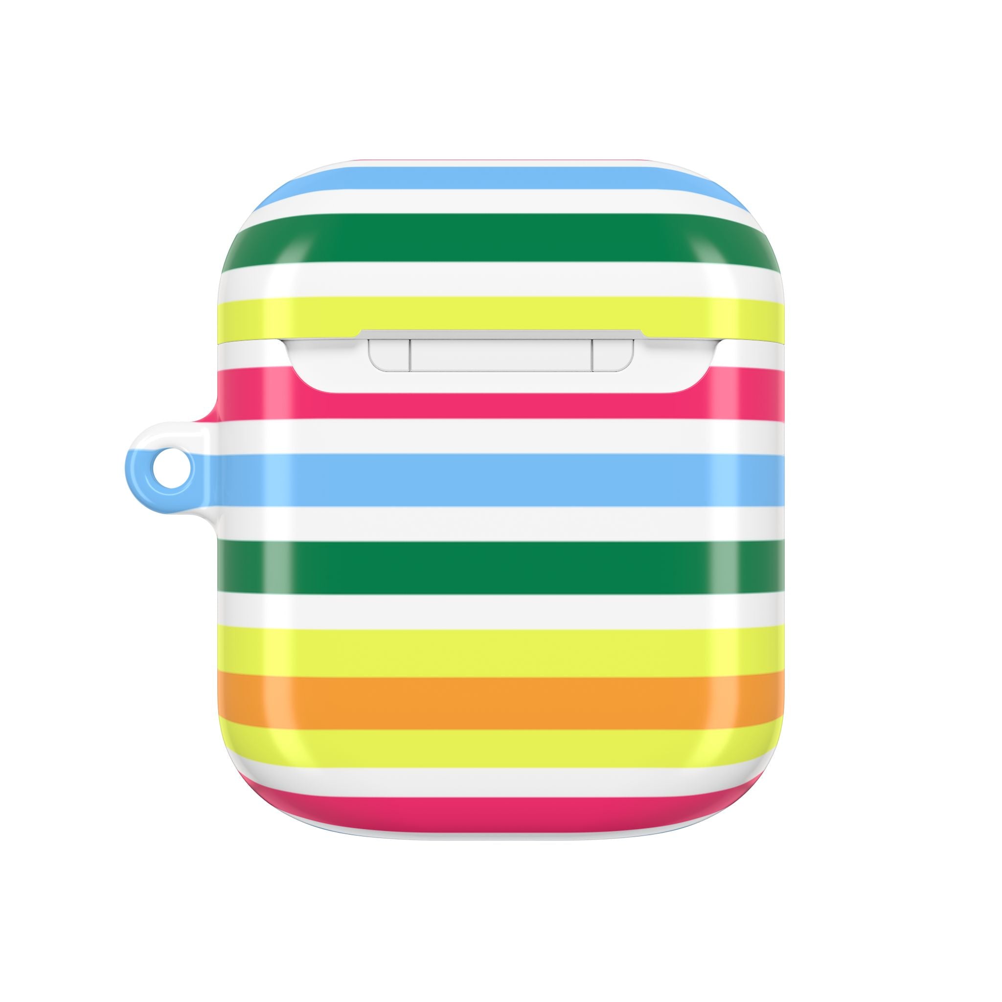 Rainbow Sorbet Stripe AirPods Case