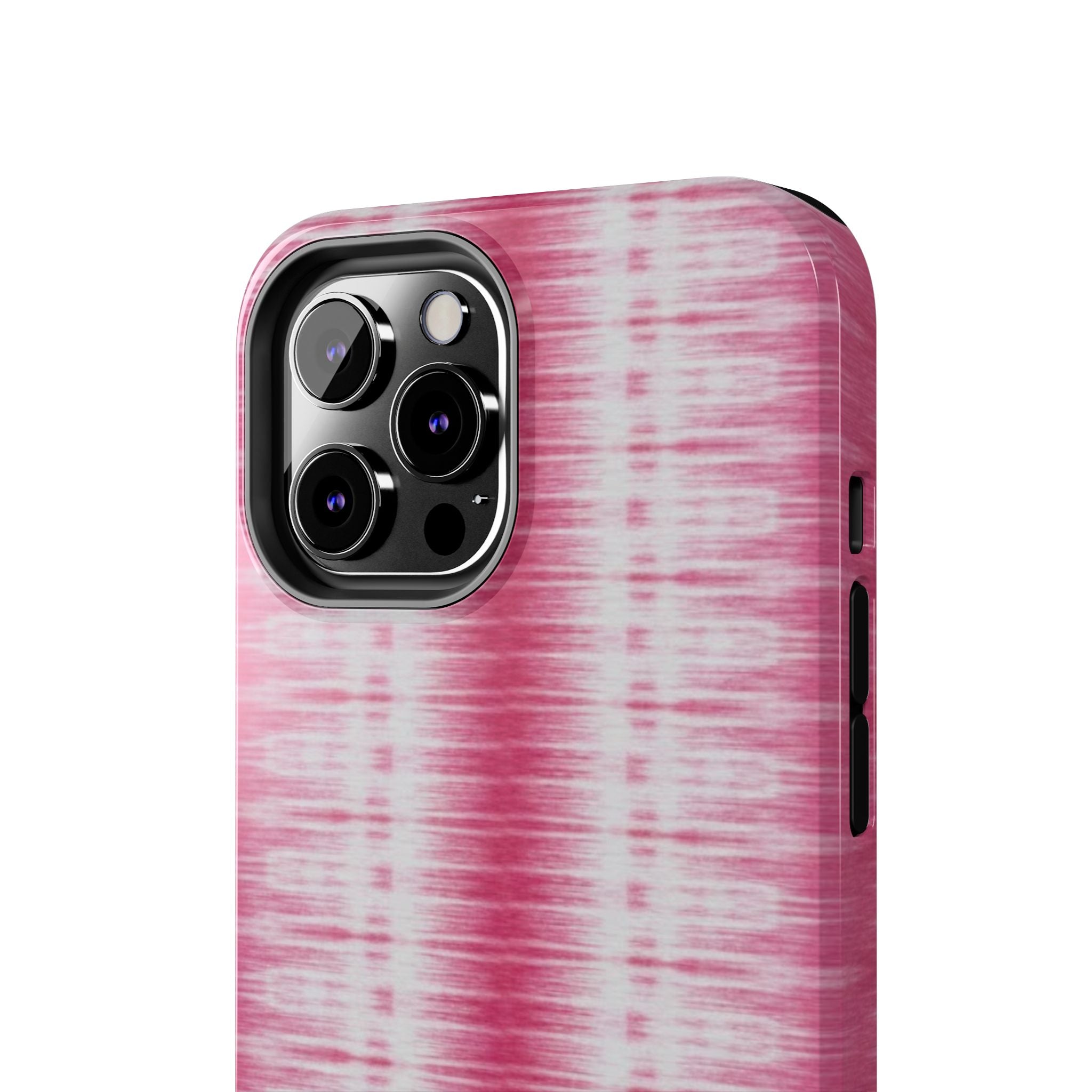 Pink Woven Texture iPhone Case