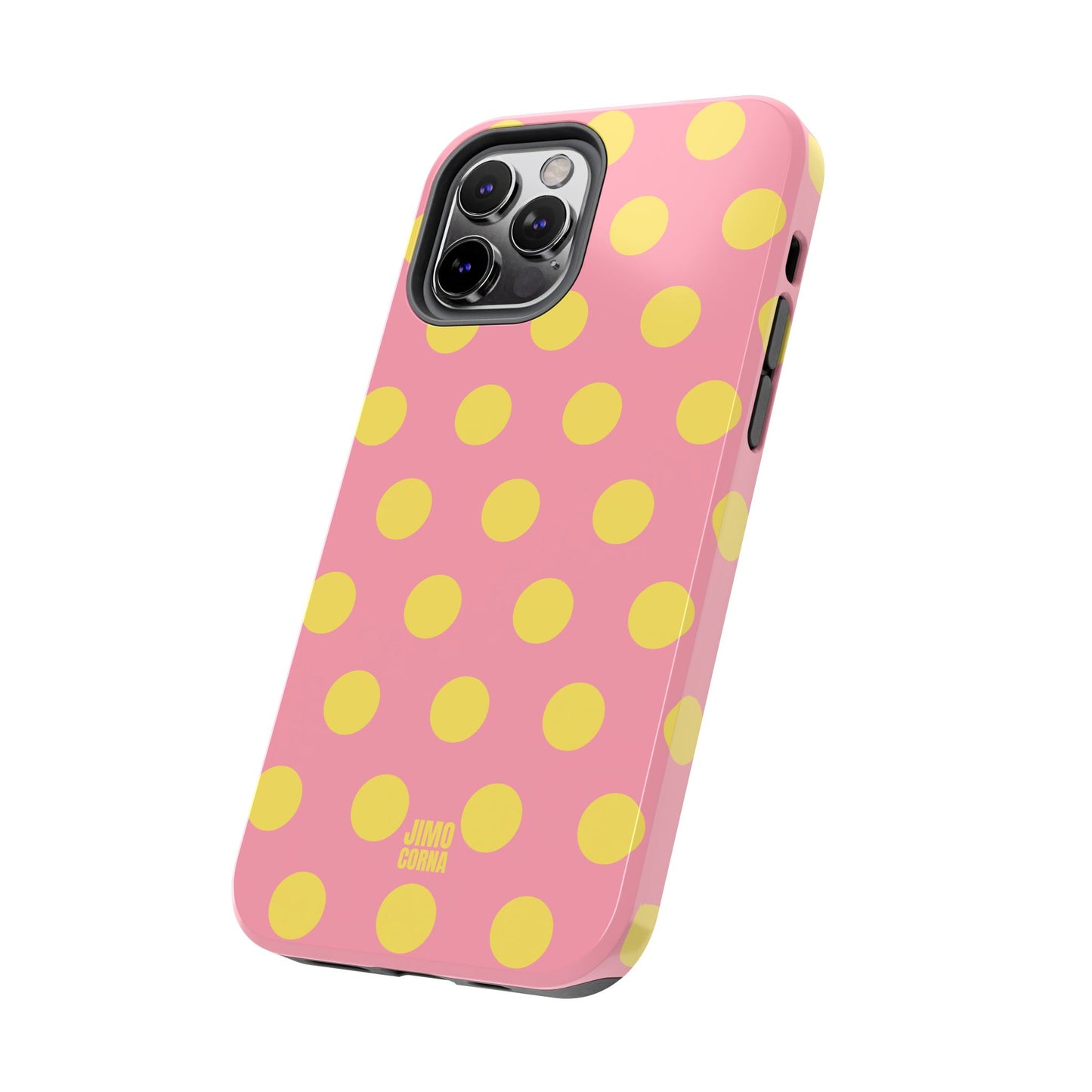 Big Polka Dot | Pink and Yellow