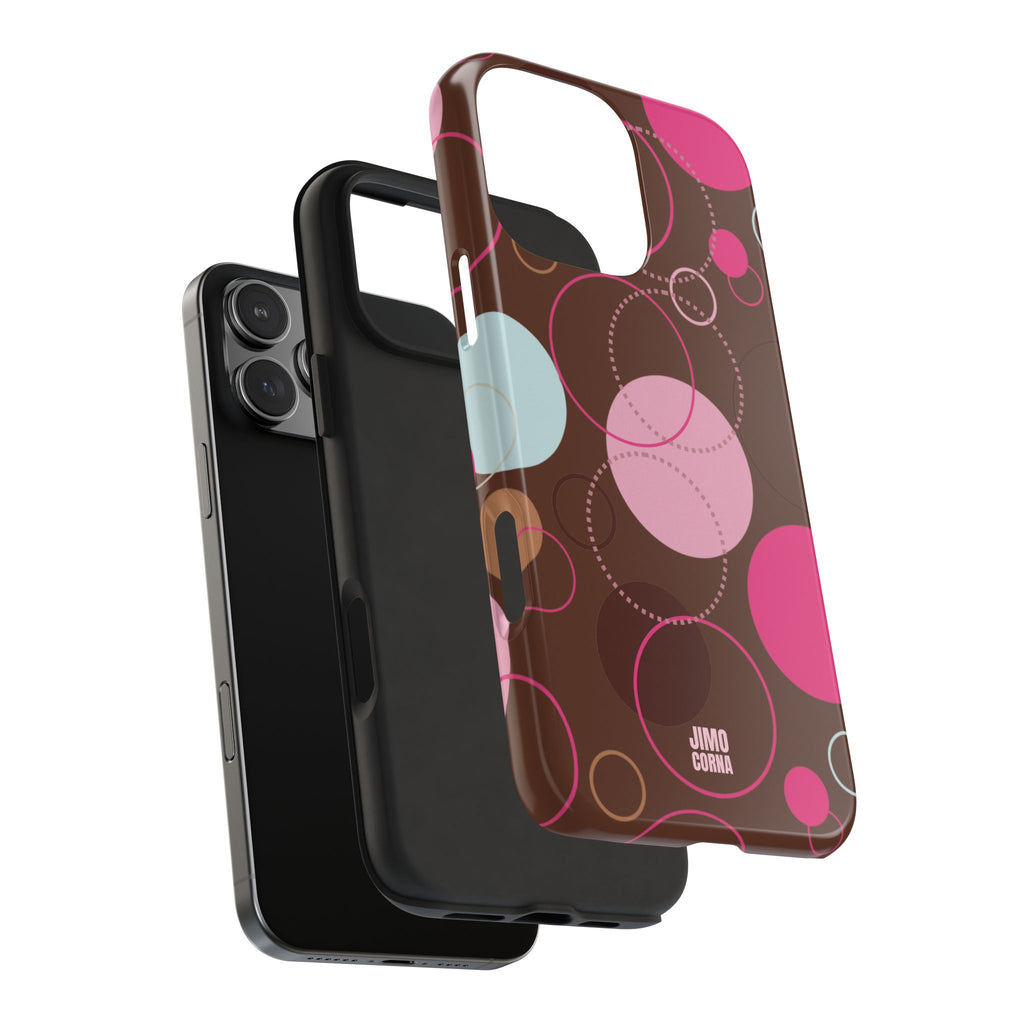 Spiral Pop iPhone Case | Brown