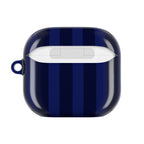 Bold Stripes AirPods Case | Navy Blue