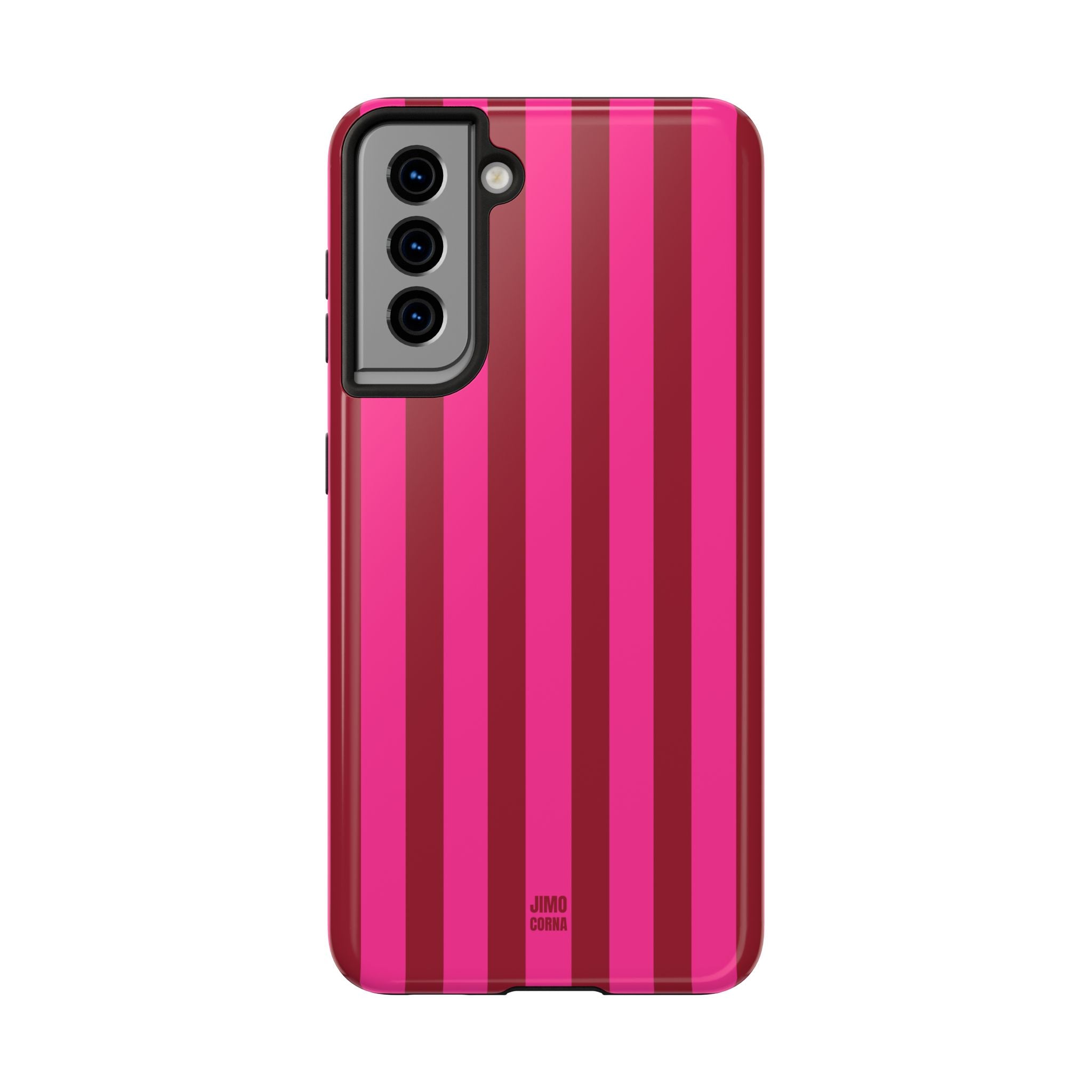 Bold Stripes Samsung Galaxy Case | Strawberry Burst