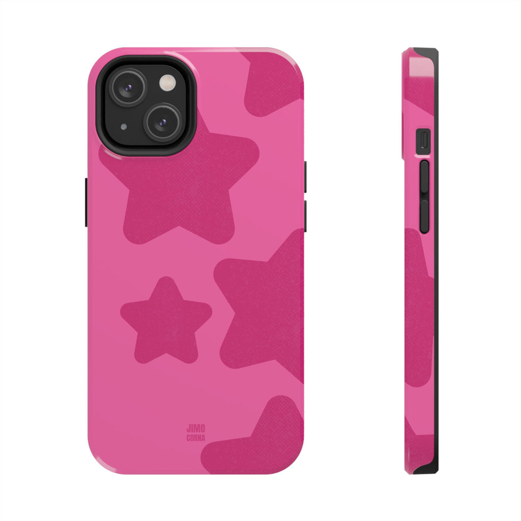 Hot Pink Bold Stars