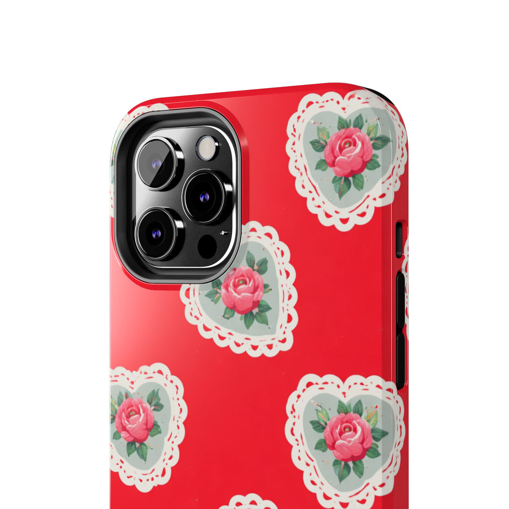 Rosy Lace iPhone Case