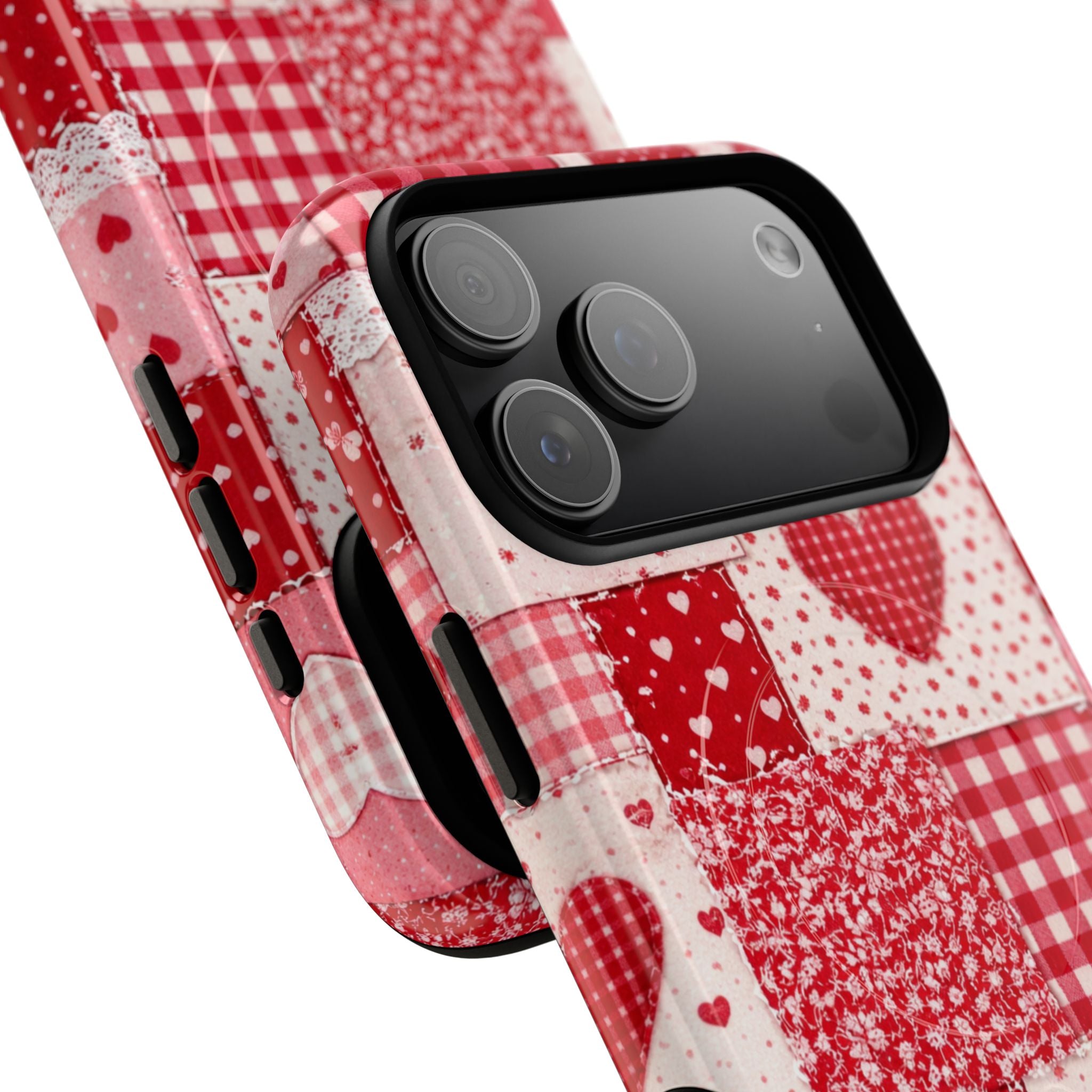 Patchwork Heart MagSafe iPhone Case