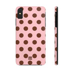 Big Polka Dot | Pink and Brown