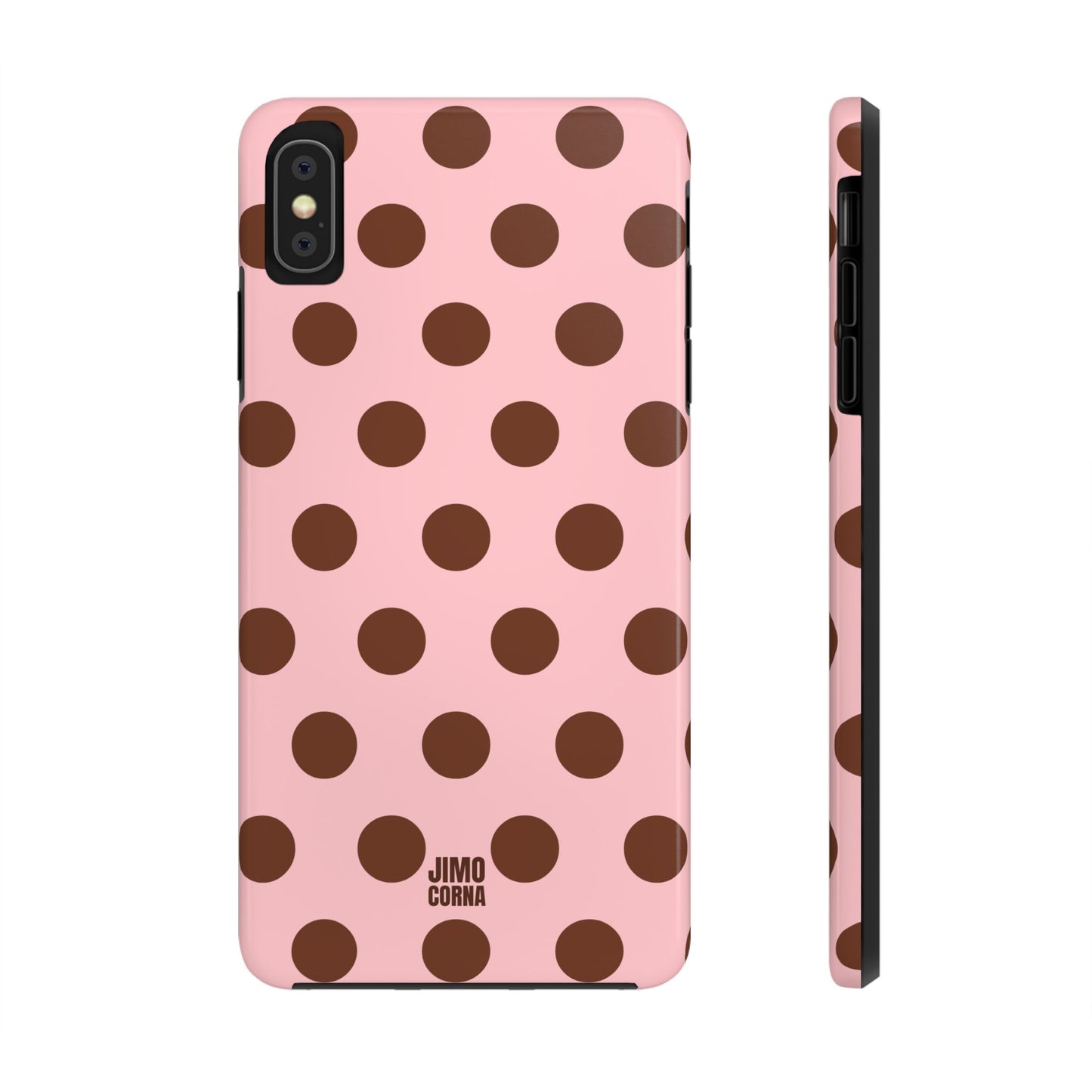Big Polka Dot | Pink and Brown