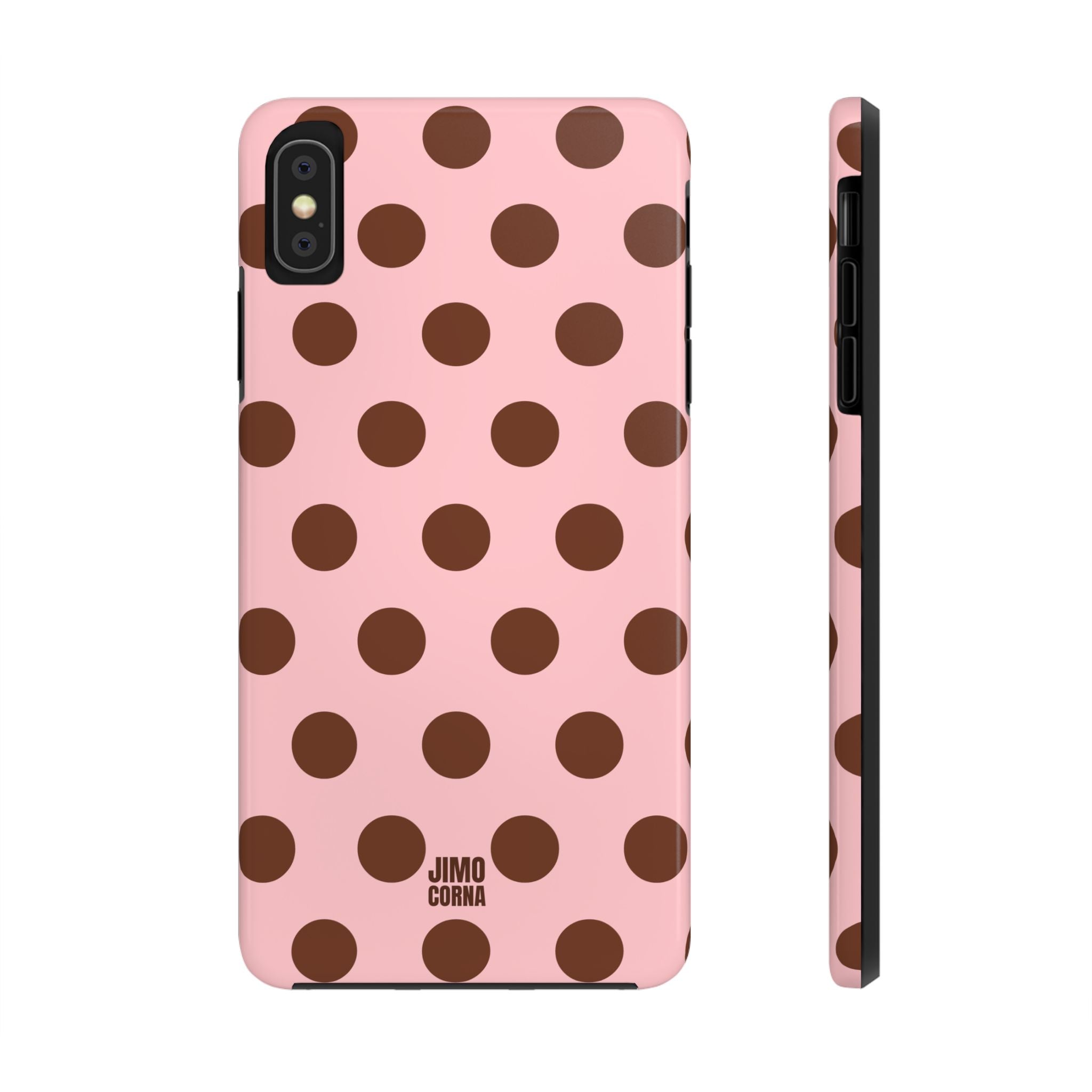 Big Polka Dot | Pink and Brown
