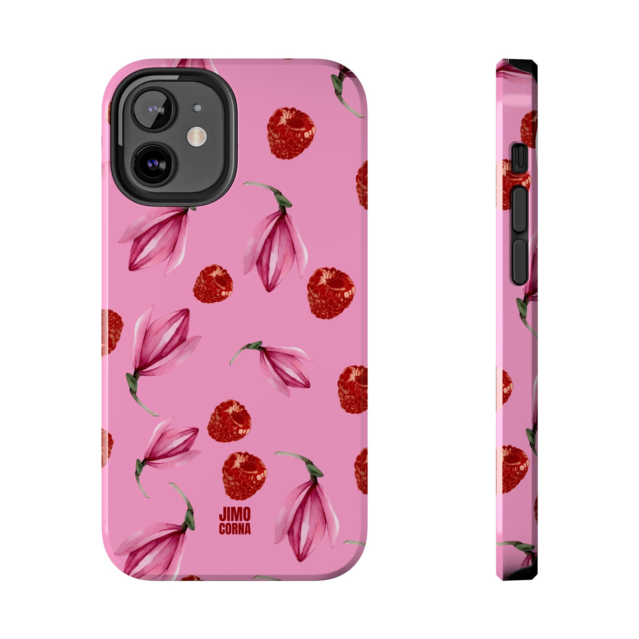 Raspberries and Flowers