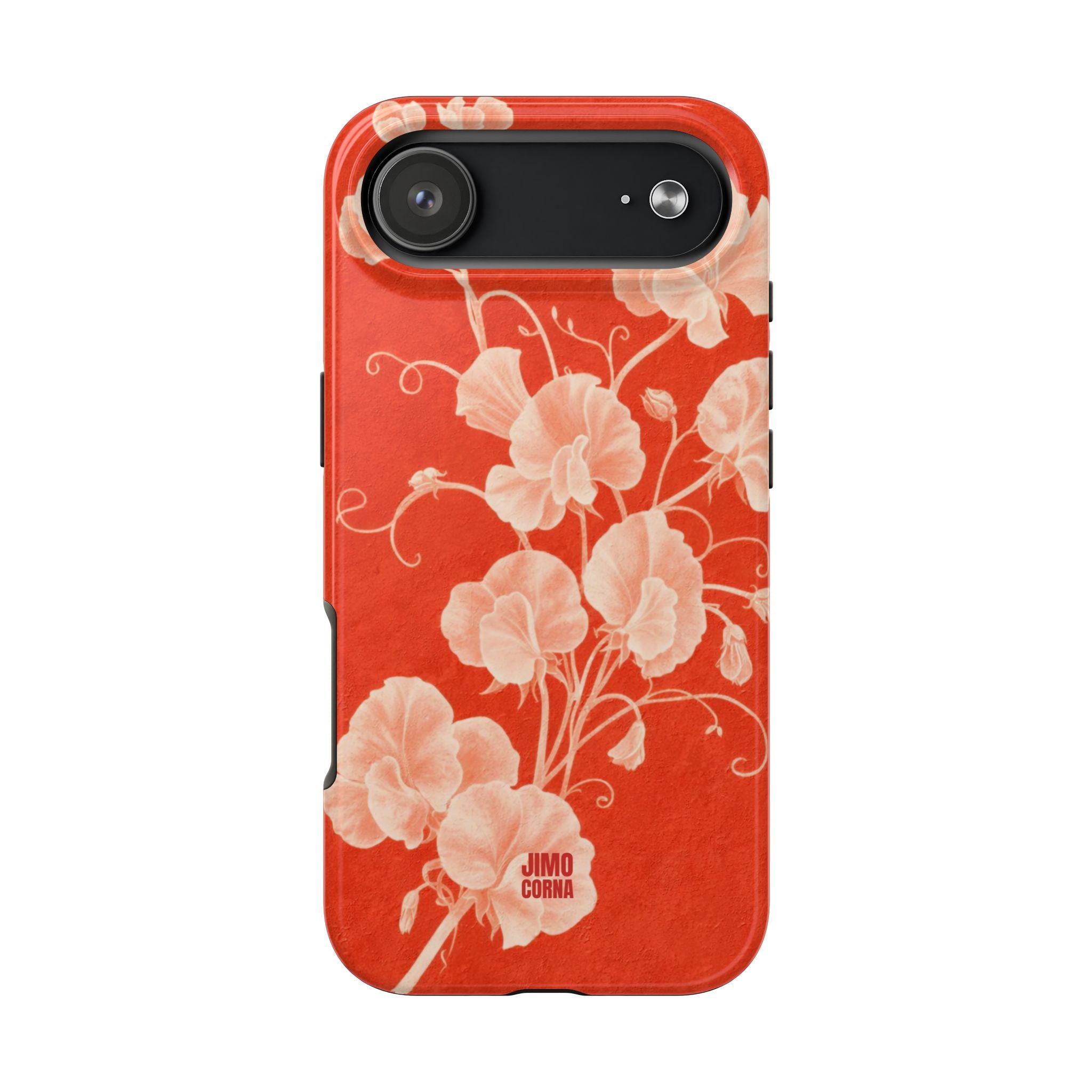 Red Flora iPhone Case
