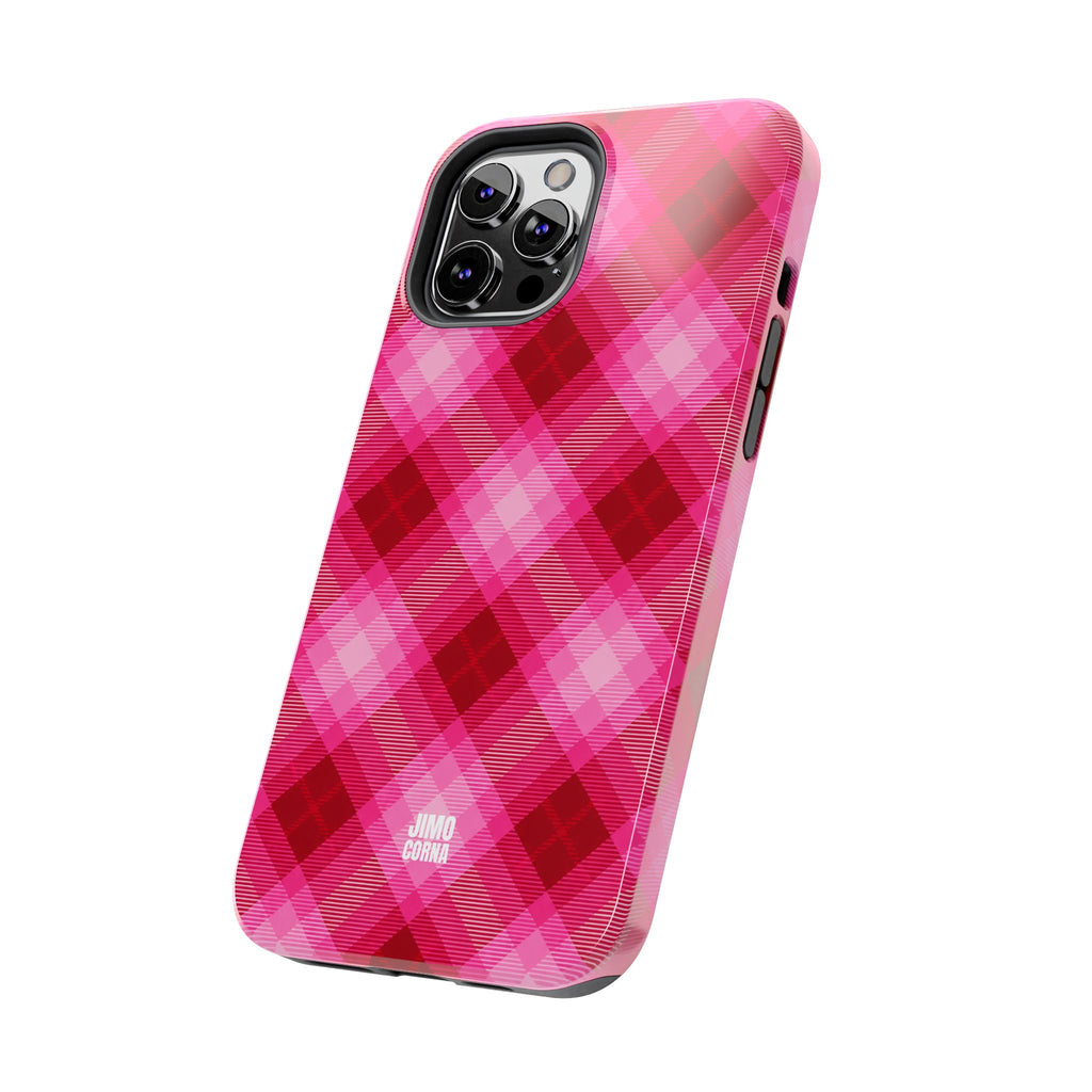 Pink Picnic Plaid iPhone Case