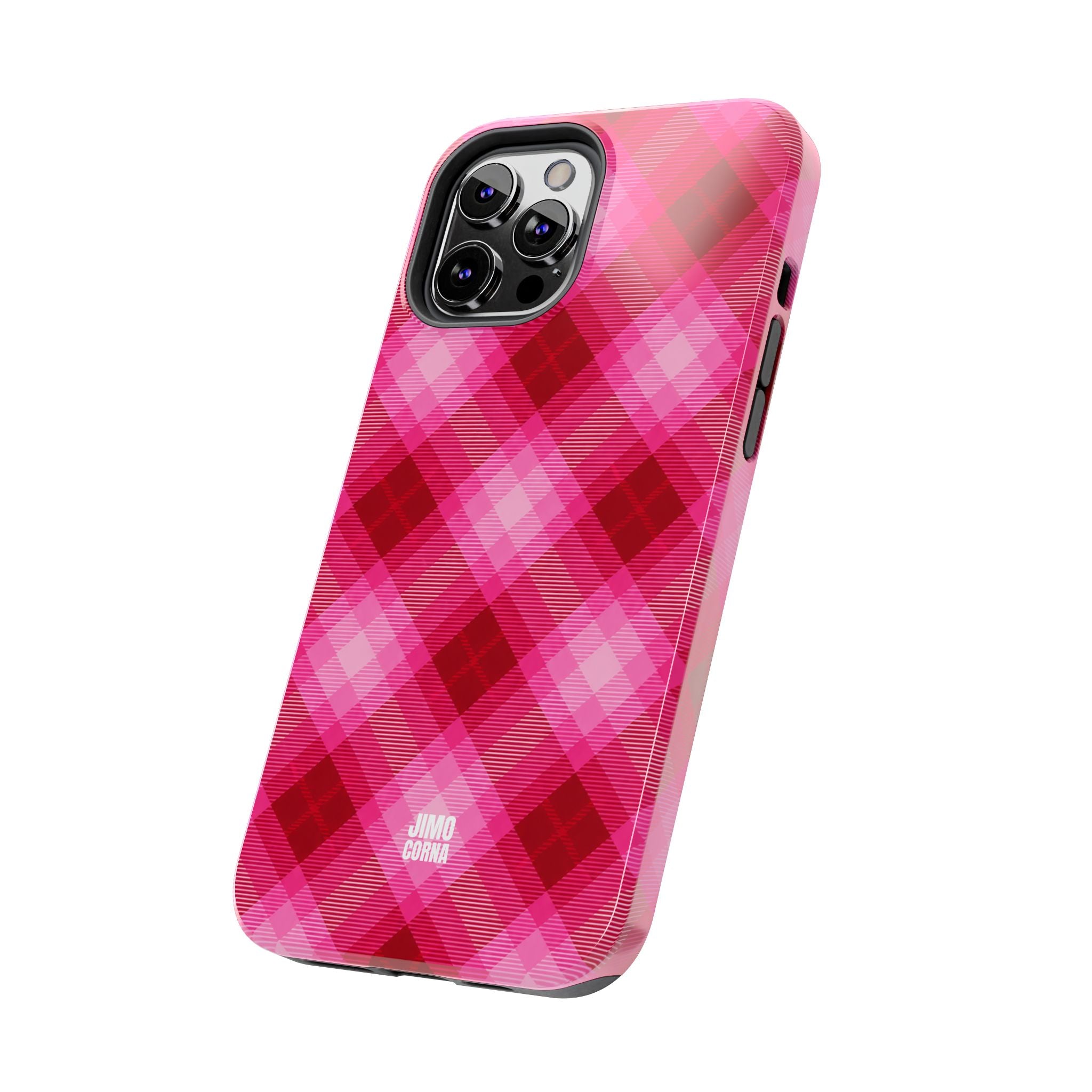 Pink Picnic Plaid iPhone Case