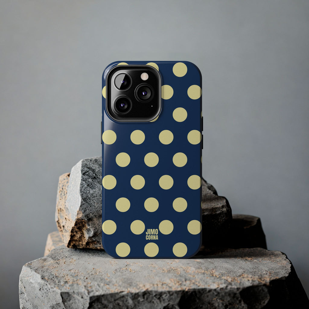 Big Polka Dot | Blue and Cream