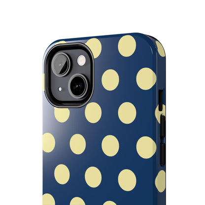 Big Polka Dot | Blue and Cream