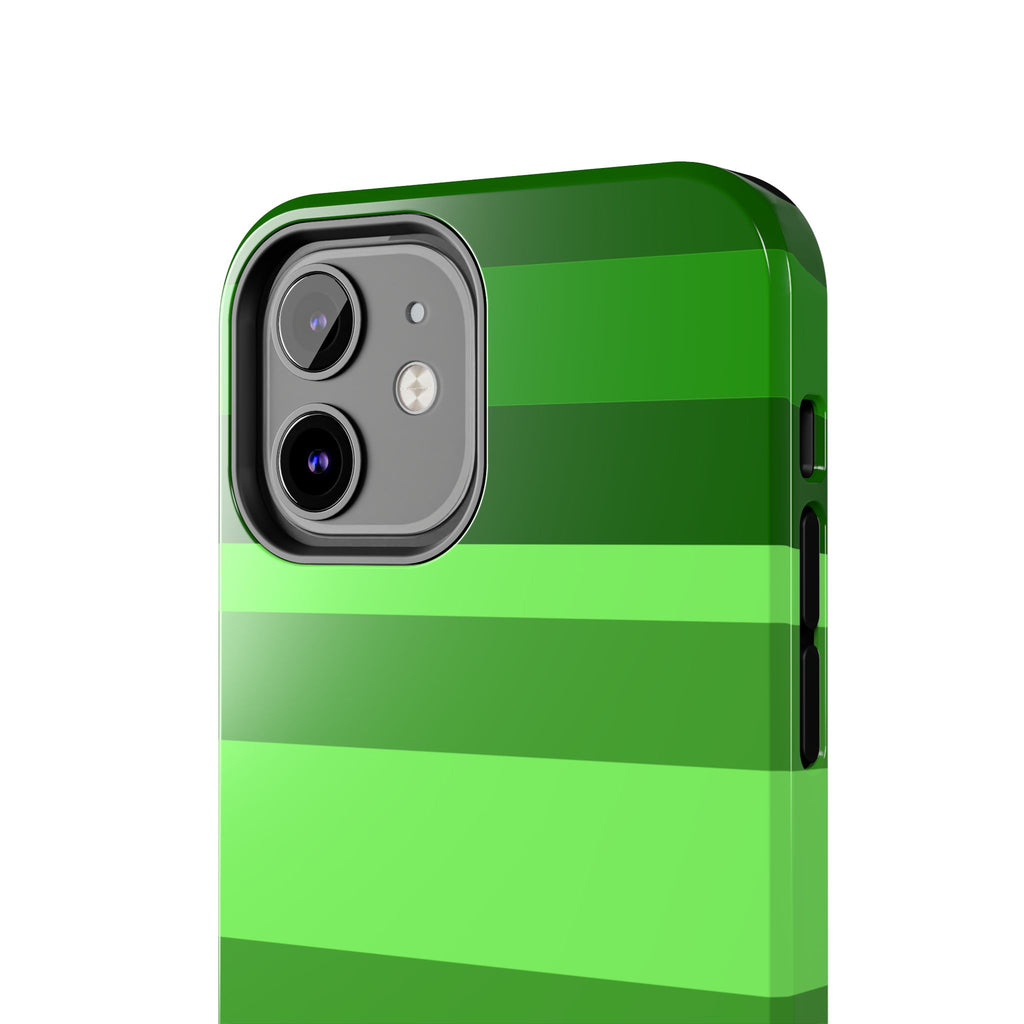 Matcha Stripe iPhone Case