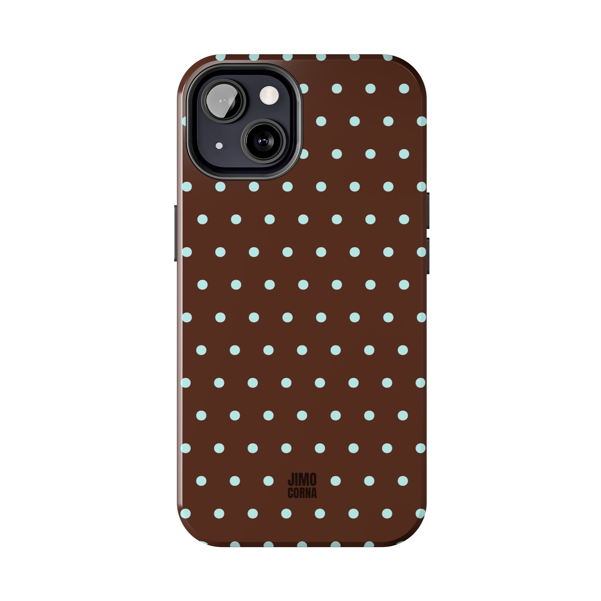 Polka Dot | Brown and Blue