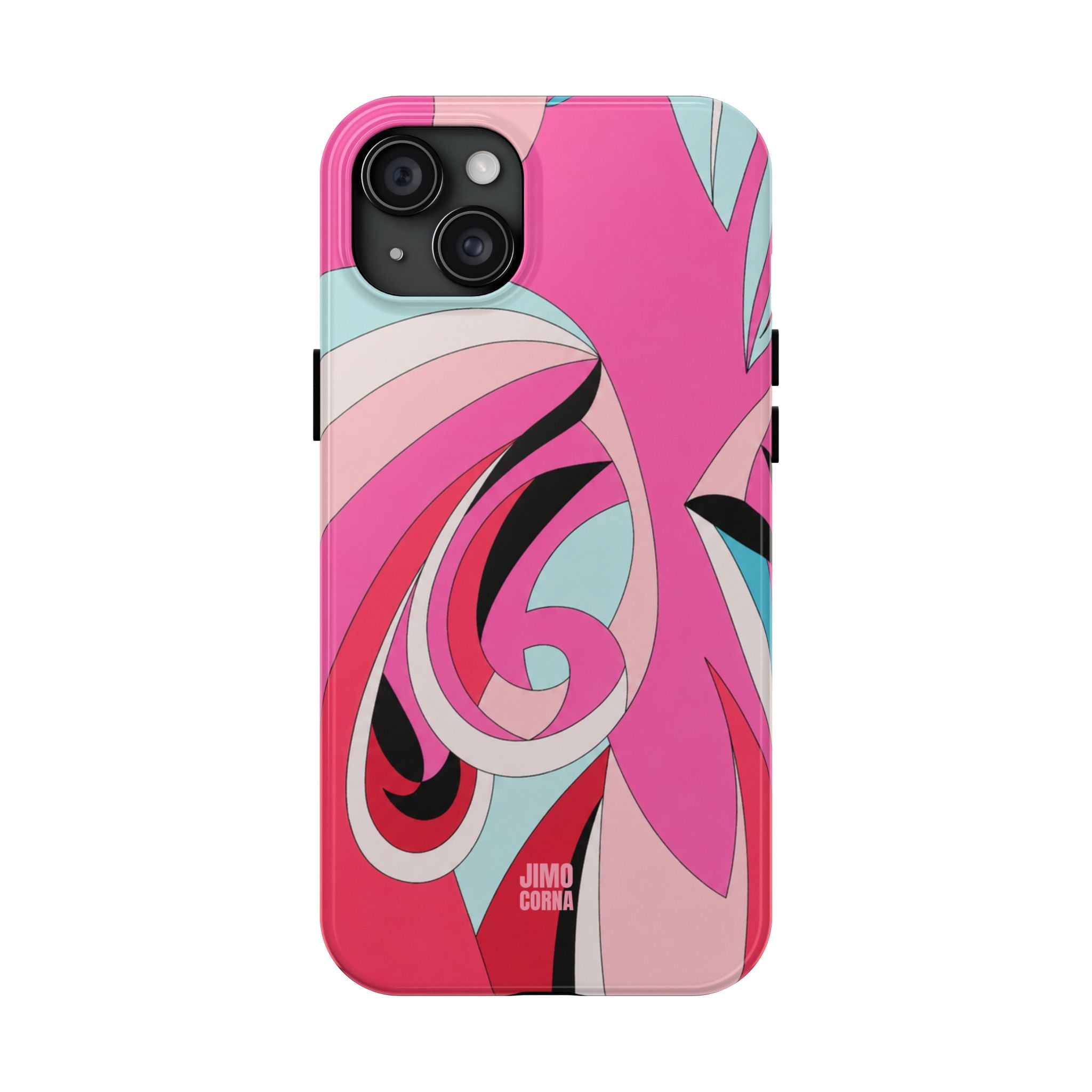 Pink Tropic Swirl iPhone Case
