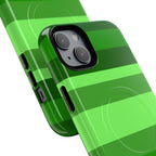 Matcha Stripe MagSafe iPhone Case