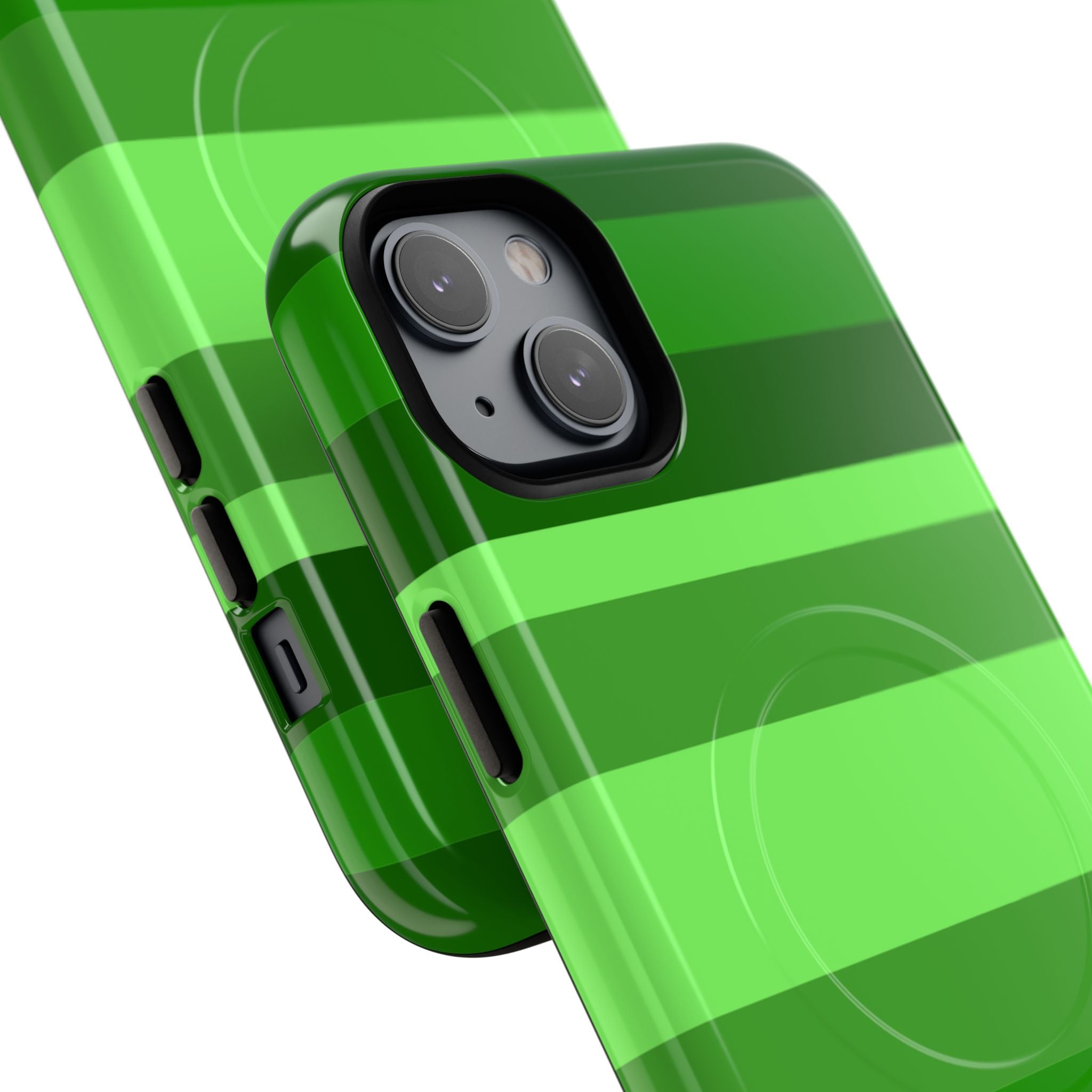 Matcha Stripe MagSafe iPhone Case
