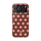 Big Polka Dot | Brown and Pink