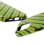 Angelina Stripes | Olive - iPhone Case