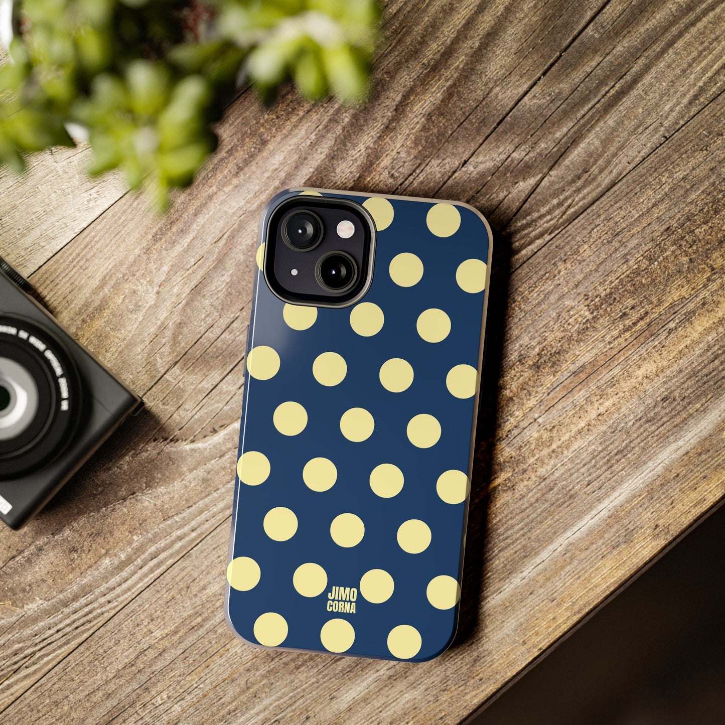 Big Polka Dot | Blue and Cream
