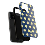 Big Polka Dot | Blue and Cream