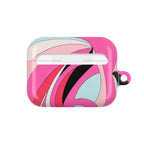 Pink Tropic Swirl AirPods Case