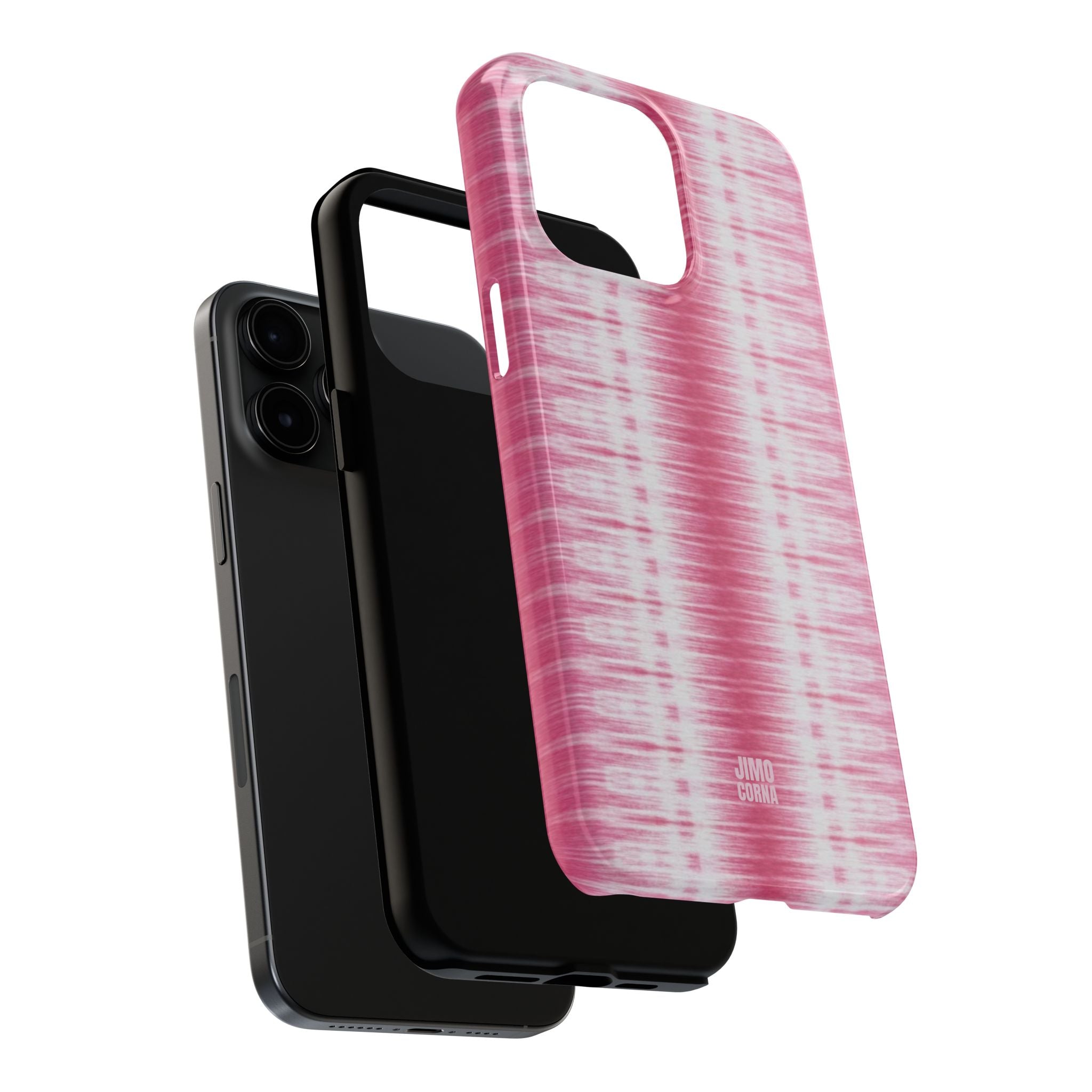 Pink Woven Texture iPhone Case