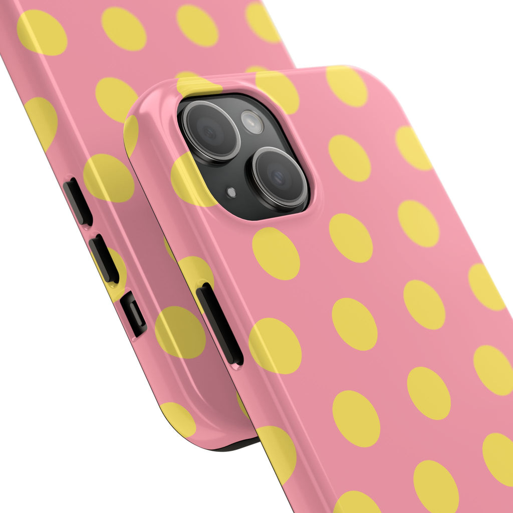 Big Polka Dot | Pink and Yellow
