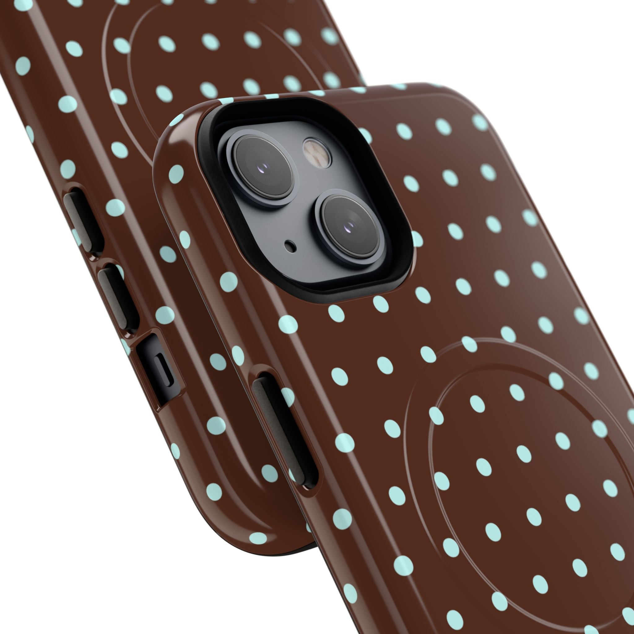Polka Dot | Brown and Blue