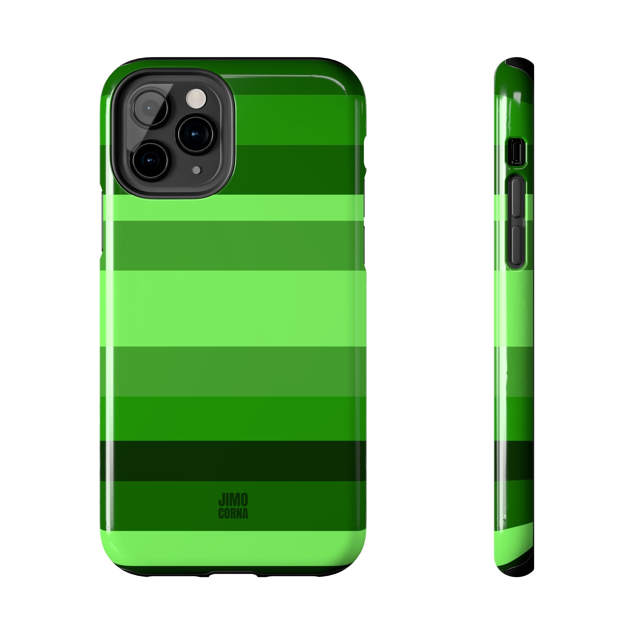 Matcha Stripe iPhone Case