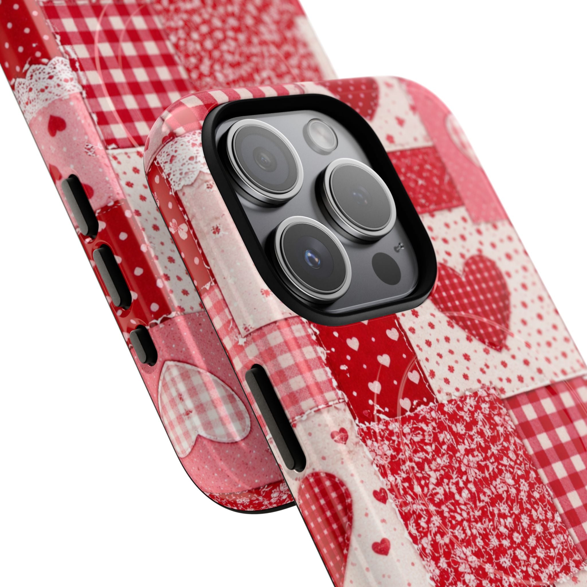 Patchwork Heart MagSafe iPhone Case