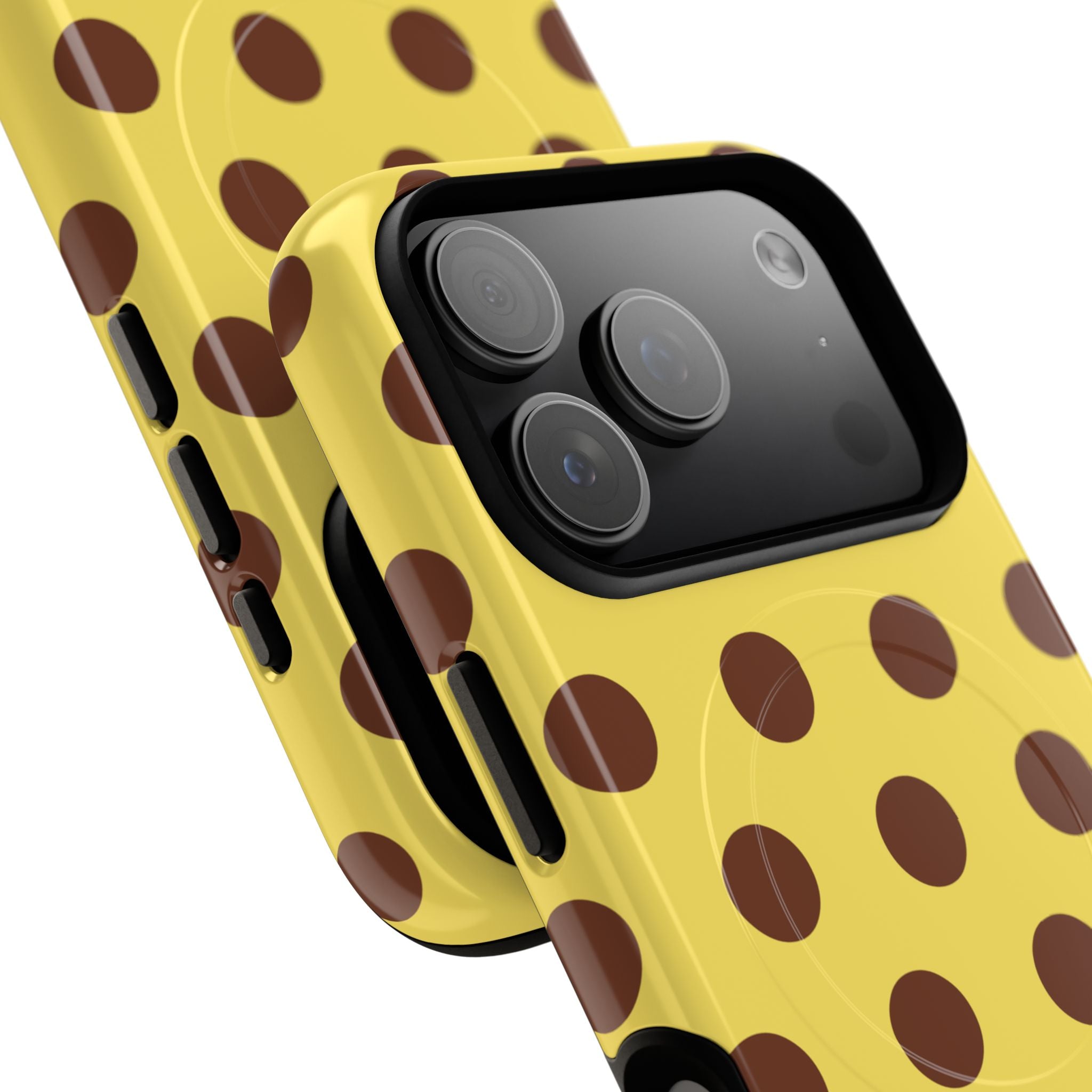 Big Polka Dot | Yellow and Brown