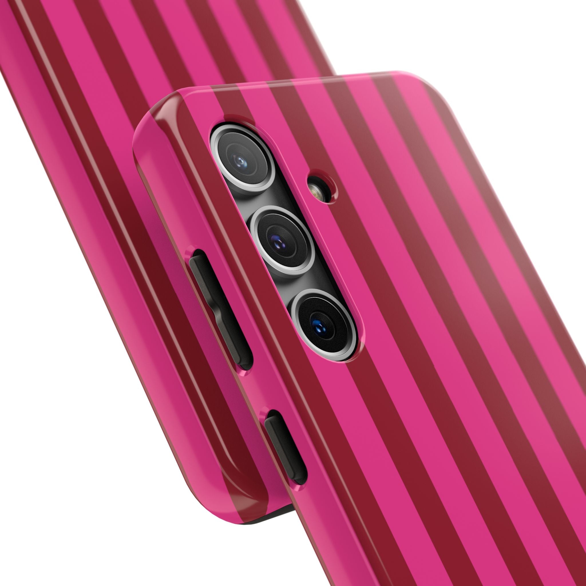 Strawberry Burst Bold Stripes