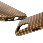 Farm Gingham iPhone Case | Brown