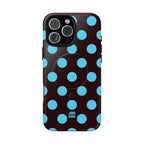 Big Polka Dot | Brown and Blue
