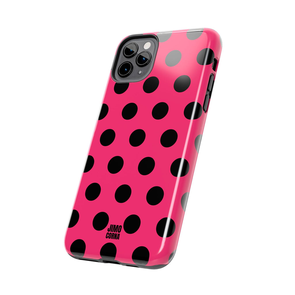 Big Polka Dot | Hot Pink and Black