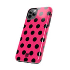 Big Polka Dot | Hot Pink and Black