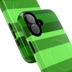 Matcha Stripe MagSafe iPhone Case