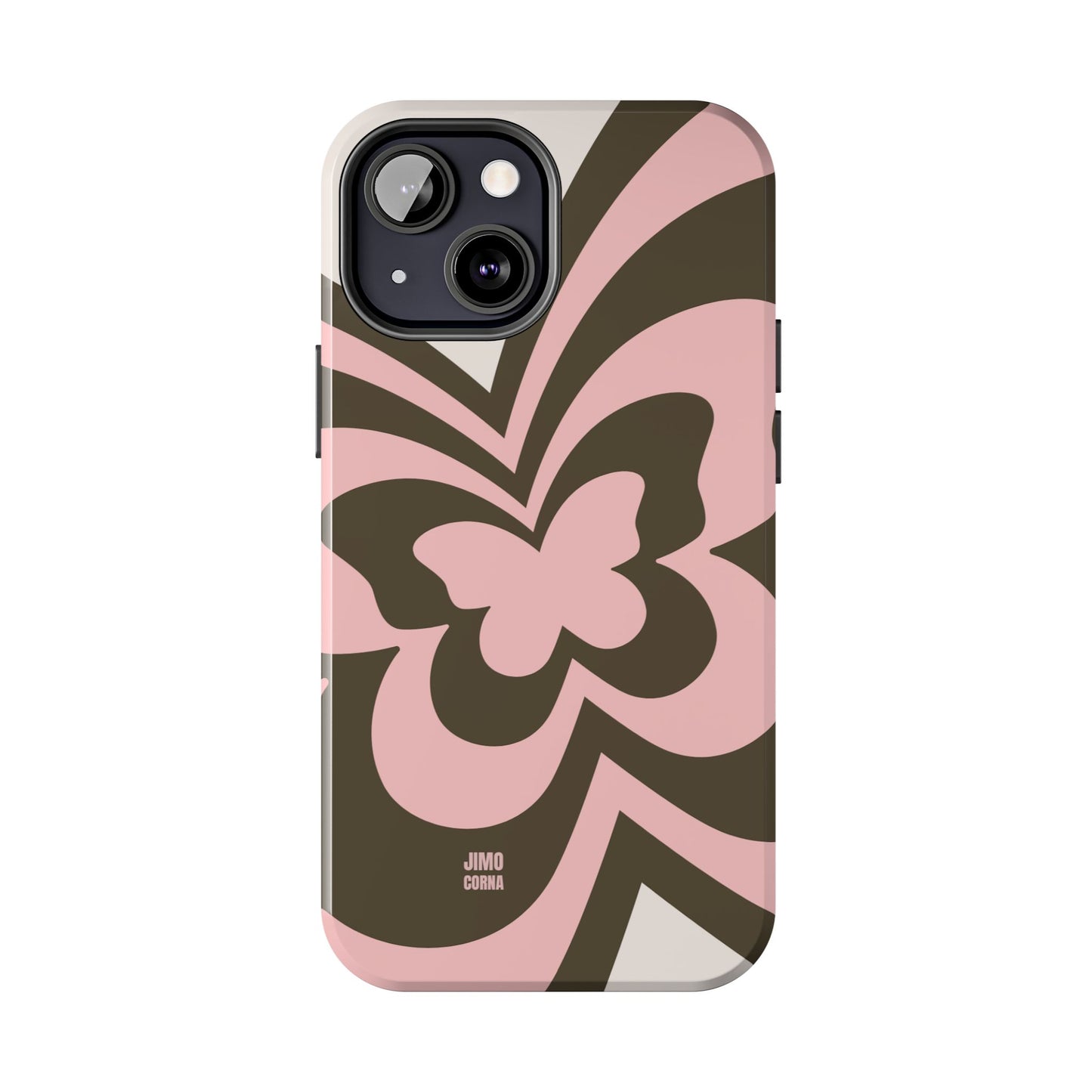 Pink Retro Butterfly