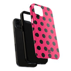 Big Polka Dot | Hot Pink and Black