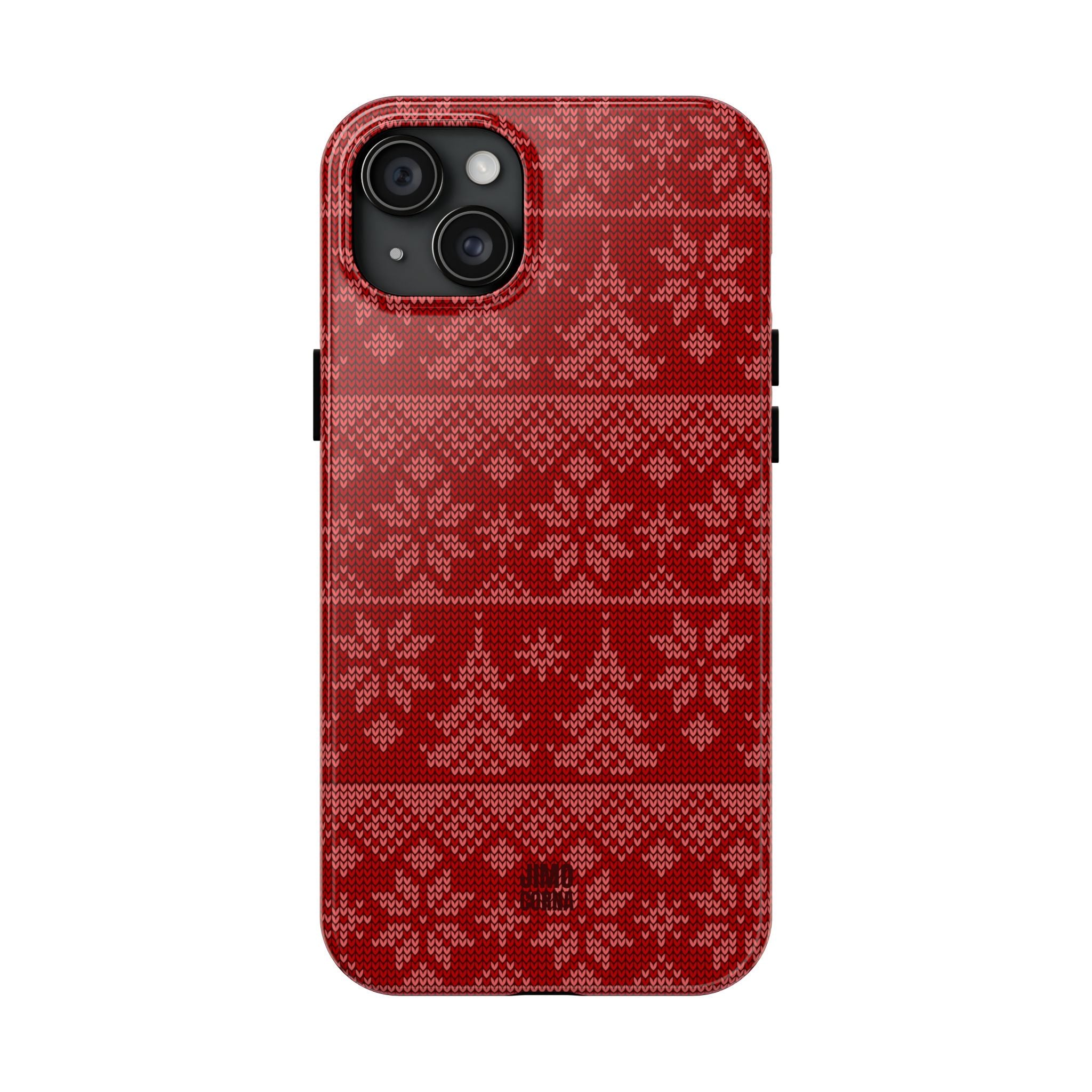 Holiday Knit | Red iPhone Case