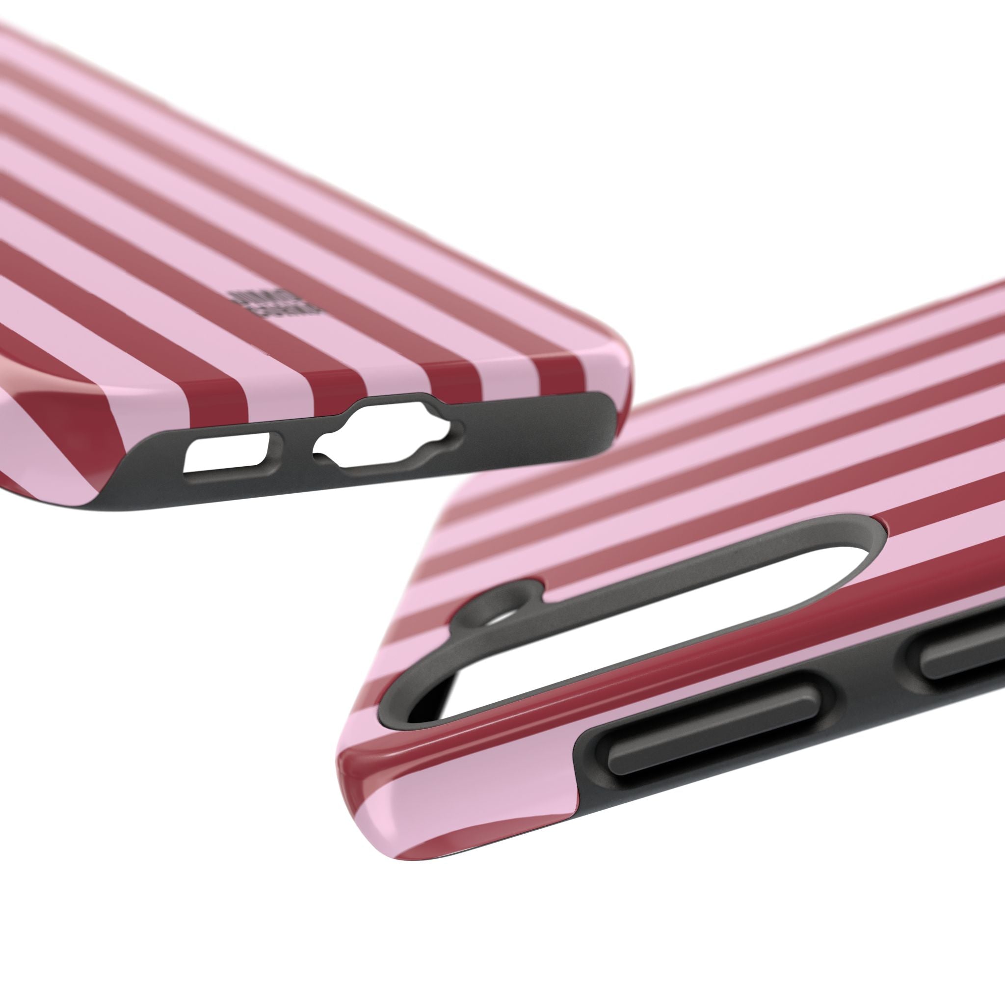 Bold Stripes iPhone Case | Pink and Red