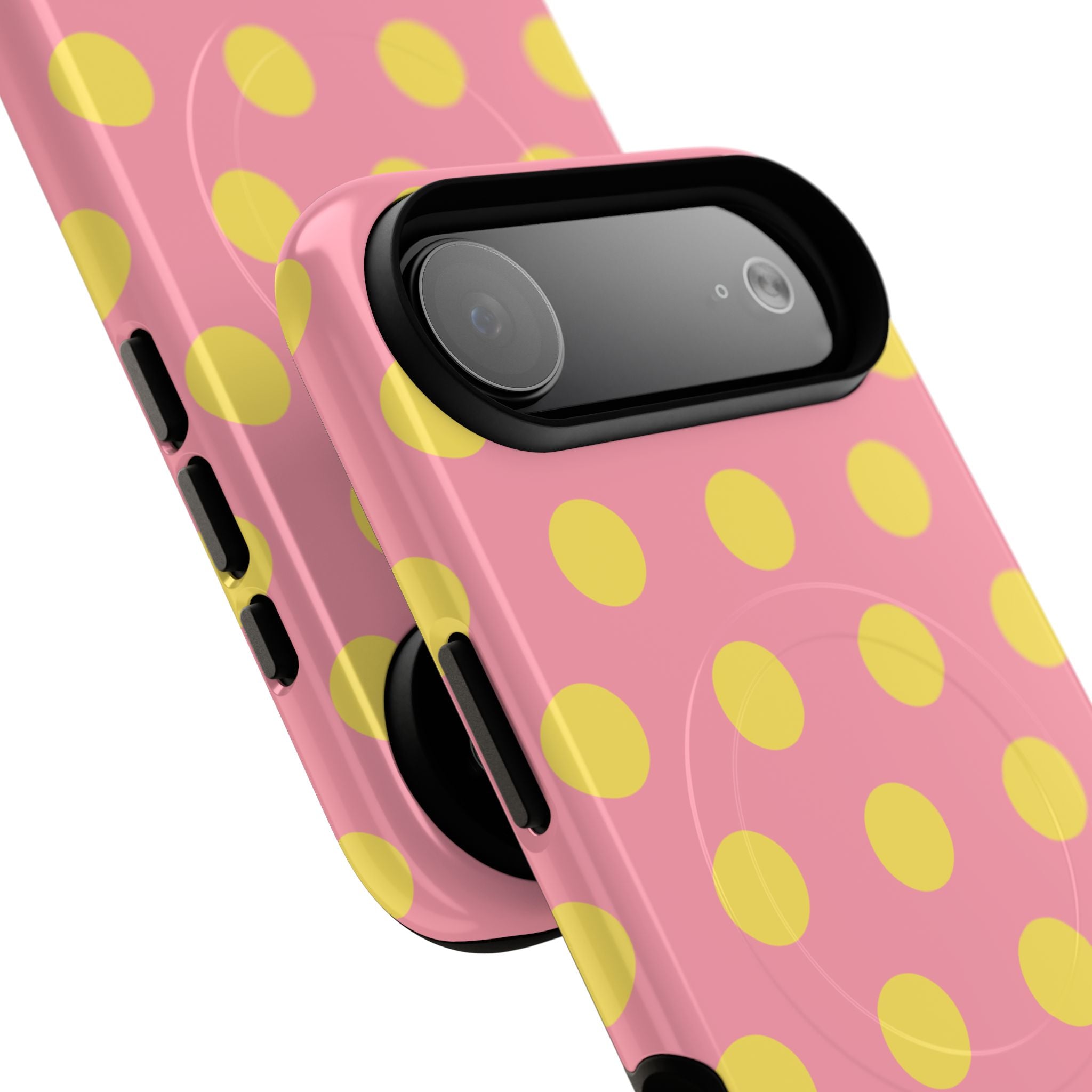 Big Polka Dot | Pink and Yellow