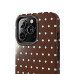 Polka Dot | Brown and Blue