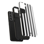 Bold Stripes Samsung Galaxy Case | Black and White