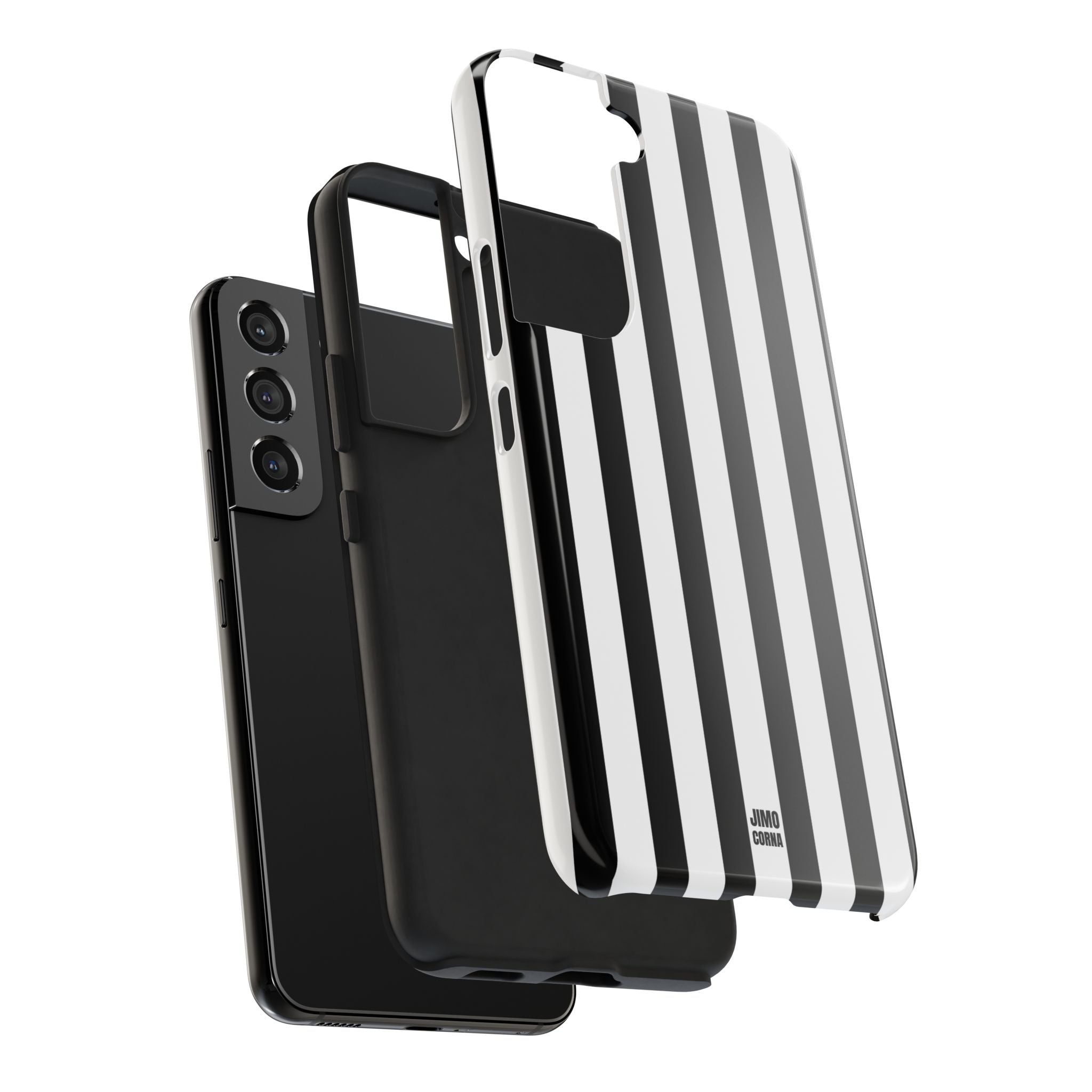 Bold Stripes Samsung Galaxy Case | Black and White