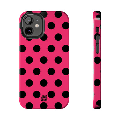 Big Polka Dot | Hot Pink and Black