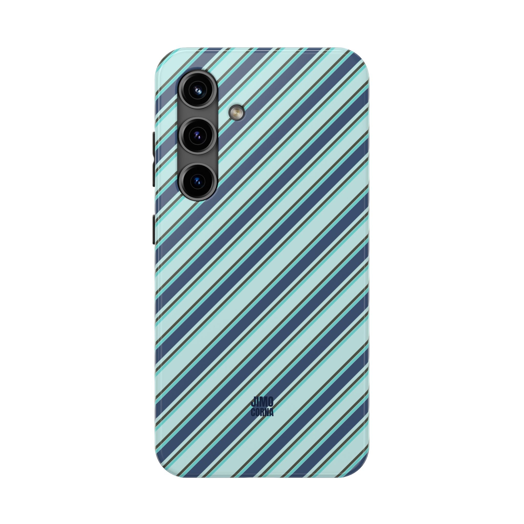Angelina Stripes | Blue - Samsung Galaxy Case